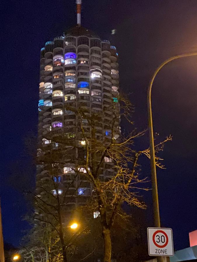 Hotelturm Augsburg Appartment 29 Stock 外观 照片